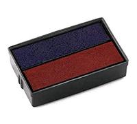 EM30491 Colop E / 10/2 Almohadilla de repuesto azul / rojo Pk 2