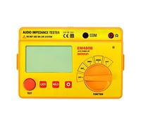 EM480B Probador de impedancia de audio CATIII 3 Rangos de prueba 20/200/2000 Medidor de resistencia Probador de resistencia 1KHz Voltajes de prueba ajustables