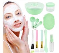 EMAGEREN Brocha para Aplicar Mascarilla Facial, Kit de Herramientas de Mascarilla con Cepillos de Mascarilla y Tazón de Mascarilla Facial para Mascarilla de Arcilla y Geles DIY.