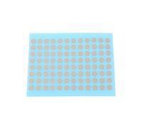 eMagTech 1 Hoja de Almohadillas de Botones Conductoras Circulares de 6 Mm Adecuadas para Restaurar La Funcionalidad de Los Botones del Control Remoto