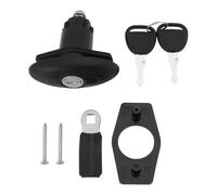 eMagTech 1 juego de cerradura de puerta de cabina de caravana con 2 llaves adecuada para puerta de 35 mm de grosor, cerradura de puerta de caravana con casillero de equipaje para remolques de viaje