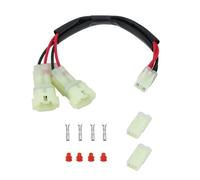 eMagTech 1 Juego de Divisor de Potencia Doble para Motocicleta con Conectores Hembra de 2 Vías Terminales de Sellado de Cables Compatible con Honda CB500X CBR650R CB1000R