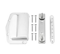 eMagTech 1 Juego de Puente de Guitarra Plateado con Cordal Fijo Ajustable Y Juego de Puente Compatible con Teisco de 6 Cuerdas Guitarra Eléctrica (vintage) con Tornillos de Montaje