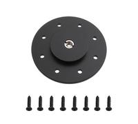 eMagTech 1 paquete de placa adaptadora de trípode de 1/4 a 3/8 compatible con Canon compatible con Nikon Placa adaptadora de trípode de 1/4-20 a 3/8-16 con 8 tornillos para cámaras