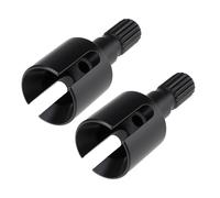 eMagTech 1 Par de Acoplamientos de Eje de Transmisión para Modelos RC Compatibles con Coches RC CC01/DT02/M03 1:10