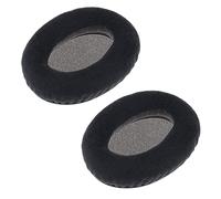 eMagTech 1 par de Almohadillas compatibles con Sennheiser HD545 HD565 HD580 HD600 HD650 HD265 Auriculares Comfort Terciopelo Almohadillas reparación de Auriculares Negro