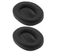 eMagTech 1 par de almohadillas de repuesto de piel de proteína compatibles con AKG K361 K361BT K371 K371BT auriculares de espuma viscoelástica, color negro