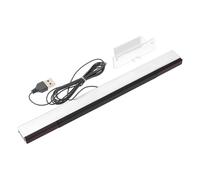 eMagTech 1 Tira Sensor de Movimiento Infrarrojo de Repuesto con Cable USB para Wii con Soporte de Cable de 2 M de Longitud Compatible con Nintendo Wii Y Wii U Consolas