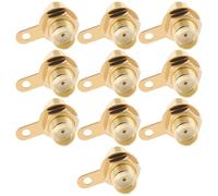 eMagTech 10 enchufes SMA para montaje en panel adecuados para estaciones base, antenas, equipos de telecomunicaciones