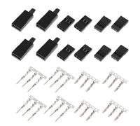 eMagTech 10 pares de conectores macho y hembra de 3 pines compatibles con conexión de receptor JR