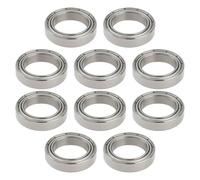 eMagTech 10 Piezas 6701ZZ Rodamientos de Bolas Sellados de Metal Doble Acero 12 Mm de Diámetro Interior 18 Mm de Diámetro Exterior 4 Mm de Espesor 12 X 18 X 4 Mm Blindaje de Metal Doble