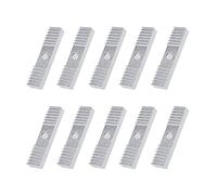 eMagTech 10 Piezas Correa de Distribución Bloque de Montaje de Abrazadera de Engranaje de Aluminio GT2 Bloque de Montaje de Abrazadera de Engranaje para Impresora 3D 9mm X 40mm