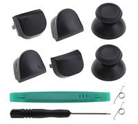 eMagTech 10 Piezas Kit de Reemplazo de Controlador de Doble Sentido Compatible con PS5 V1 Botón Palancas Resortes Destornillador Herramienta de Extracción de Palanca