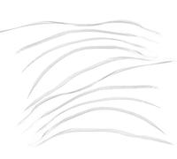 eMagTech 10 Plumas de Ganso Blanco de 20 - 25 cm para Manualidades y ataduras de Moscas