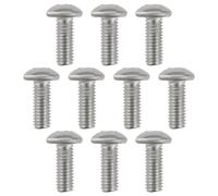 eMagTech 10 Tornillos Para Máquina De Cabeza Plana Phillips De 3/16" Unf 1/2" De Longitud Tornillos Ranurados De Cabeza Plana De Acero Inoxidable 304 Para Carpintería Equipos De Oficina