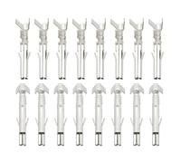 eMagTech 100 Piezas 5557 4,2 Mm Terminales de Crimpado Conector de Crimpado W2W Conectores de Crimpado de Cable A Cable Compatible con Molex Mini Compatible con Jr. Style 39000038