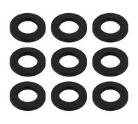 eMagTech 100 Piezas de Arandelas para Batería M6 Pieza de Repuesto OD 12mm 1,5mm de Grosor Arandelas de Nailon Arandelas de Tornillo de Tensión para Batería para Kits de Batería Y Cajas Negro