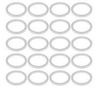 eMagTech 100pcs Anillos de Sellado de Aluminio de 14 x 18 x 1,5 Mm DIN 7603 para Grifo Tuber¨ªa Manguera Perno V¨¢lvula