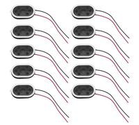 eMagTech 10pcs Minialtavoces de 8 Ohmios 1 W 20x30mm Altavoces Magnéticos de Repuesto Compatible con Raspberry Compatible con MP3 Altavoces de Radio