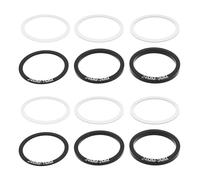 eMagTech 12 Piezas Uds Junta de Soporte Inferior de Bicicleta Bielas de Bicicleta Espaciador Inferior Juego de Bielas Arandelas de Cuña Piezas Accesorios de Carretera para BB86/91/92/BB30/PF30 24mm