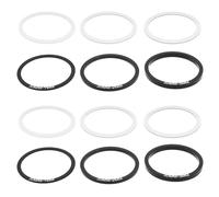 eMagTech 12 Piezas Uds Junta de Soporte Inferior de Bicicleta Bielas de Bicicleta Espaciador Inferior Juego de Bielas Arandelas de Cuña Piezas Accesorios de Carretera para BB86/91/92/BB30/PF30 30mm