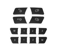 eMagTech 12 Tapones para Botones de Memoria de Asiento de Puerta Compatible con Benz CE CLA GLA GLK ML GL Clase W212 W204