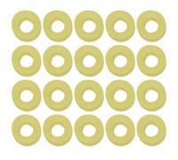 eMagTech 1300 Uds Bandas de Cebo de 2mm Bandas de Pellets de Goma Banda de Goma de Pesca para Partículas de Cebo de Gusano Rojo de 2-6mm Carpa Pesca Gruesa Amarilla