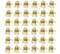 eMagTech 150 dijes de mano de metal, colgantes en forma de mano, hechos a mano, accesorios decorativos para hacer manualidades, collares, pulseras, aretes en oro, 12x11mm/0.47x0.43inch, Metal