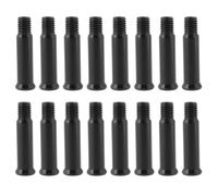 eMagTech 16 Tornillos Y Pernos de Aleación de Aluminio para Patines en Línea (8 Mm) Compatibles con Patines en Línea Color Negro