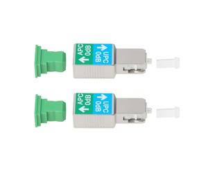 eMagTech 2 Adaptadores de Fibra óptica SC UPC Macho A SC APC Hembra 1200-1600 NM Conector de Manguito Cerámico de Baja Pérdida