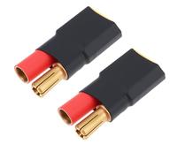 eMagTech 2 adaptadores XT60 macho a bala banana de 5,5 mm para carga RC LiPo