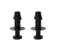 eMagTech 2 clips de fijación de plástico negro 95129884 compatibles con Opel Mokka Mokka X