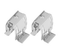 eMagTech 2 Clips de Hierro para Fijar La Manija del Techo del Coche 21 X 18 Mm Compatible con Audi A4 B8 B9 A6 Y C6.