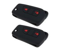 eMagTech 2 Fundas de Silicona para Mando A Distancia de 2 Botones Compatible con Toyota Yaris Aygo