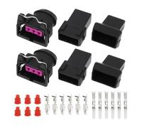 eMagTech 2 Juegos Conector Sensor Automotriz 3 Pines DJ7031-3.5-11/21 reemplaza OEM 443906233 Compatible con Bosch EV1
