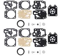 eMagTech 2 Juegos de Kit de Reparación de Diafragma de Carburador Compatible con Walbro WYJ La Serie Compatible con HONDA GX25 GX35 HHB25 HHH25 Reemplaza Motosierra A K20-WYJ