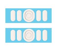 eMagTech 2 Juegos de Patas de Mouse compatibles con Logitech G304/G305 Gaming Mouse Bordes Redondeados curvados pies de Mouse Accesorios de Mouse 0.7 mm de Grosor Blanco