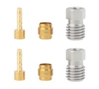 eMagTech 2 Juegos Kit Conector Latiguillo Freno Oliva Inserto Tornillo Compatible con Magura HS11 HS22 HS33 Serie MT Frenos Hidráulicos