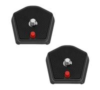 eMagTech 2 Piezas 785PL Placa de Liberación Rápida Tornillo de 1/4 Pulgadas Compatible con Manfrotto Modo 715B 715SHB 718B 718SHB 7321YB 785B Modelos para Trípode Universal Cámara SLR