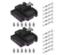 eMagTech 2 Piezas Conectores de Enchufe de Lámpara Trasera de Luz Trasera de Coche de 6 Pines 61132359993 Compatible con BMW 1 2 3 4 Series F20 F21 F22 F23 F28 M2 Conector Eléctrico de 6 Pines