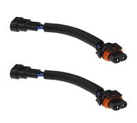 eMagTech 2 Piezas Conectores de Lámparas H8 H11 A HB4 Compatible con E90 E91 Luces Antiniebla Adaptador de Conversión Enchufes Arnés de Cableado Enchufes Plug and Play 12 V-24 V 18 Cm