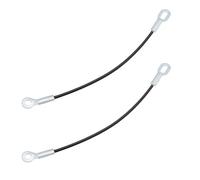 eMagTech 2 piezas de cable de repuesto para portón trasero 6730A089 compatible con Mitsubishi L200 Triton MK5 Pre-FL 2016-2018, alambre de acero de repuesto resistente para portón trasero