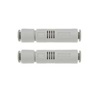 eMagTech 2 Piezas de Eyector de Vacío de Conexión Neumática ZU05S Puerto 6 Mm 59x13,3mm 85 KPa Eyector de Vacío de Tubo Recto para Automóviles Semiconductores Electrónica Máquinas Herramientas