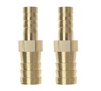 eMagTech 2 Piezas de Reductor de Púas de Latón de 12 Mm A 8 Mm Adaptador de Montaje de Manguera Empalmador de Tubo Convertidor de Conector para Tubería de Aire Tubería de Agua Tubería