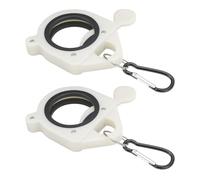 eMagTech 2 Piezas de Soporte Organizador Luminoso con Cremallera Y Bridas de Plástico Soporte para Bridas de 9 X 8,5 cm Adecuado para Organizar Y Rastrear Cables Y Alambres