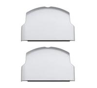 eMagTech 2 Piezas Fundas Protectoras de Repuesto para Puerta de Batería Compatible con Sony PSP 2000 2003 2004 3000 3003 3004 Accesorios de Consola de Plástico Plateado