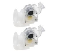 eMagTech 2 Piezas Mecanismo inclinación para persianas venecianas de 50x40 mm Mecanismo control inclinación compatible con hexágono 6mm apto para persianas venecianas madera de 50mm