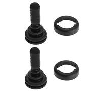 eMagTech 2 Piezas Reemplazo de Perilla de Ajuste de Espejo Retrovisor Manual 1507431 6S61 17B718AA 1140538 1209044 Compatible con Ford Fiesta MK6 Interruptor de Control de Espejo