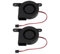 eMagTech 2 Piezas Ventilador de Refrigeración 50x50x15 mm 12 v 0,07 a 2 Cables Compatible con SF5015SL-1 para Humidificador y Difusor de Aromas