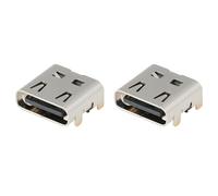 eMagTech 2 puertos de carga USB tipo C, conector de alimentación CC compatible con Dell XPS 13 9365 2 en 1, repuesto para laptop, puerto lateral izquierdo